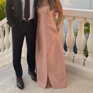 Pink bridesmaid dress